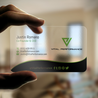 CARTÃO DE VISITA PVC TRANSLÚCIDO 0,50MM - 10 UNID CARTÃO DE VISITA PVC TRANSLÚCIDO 0,50MM - 10 UNID