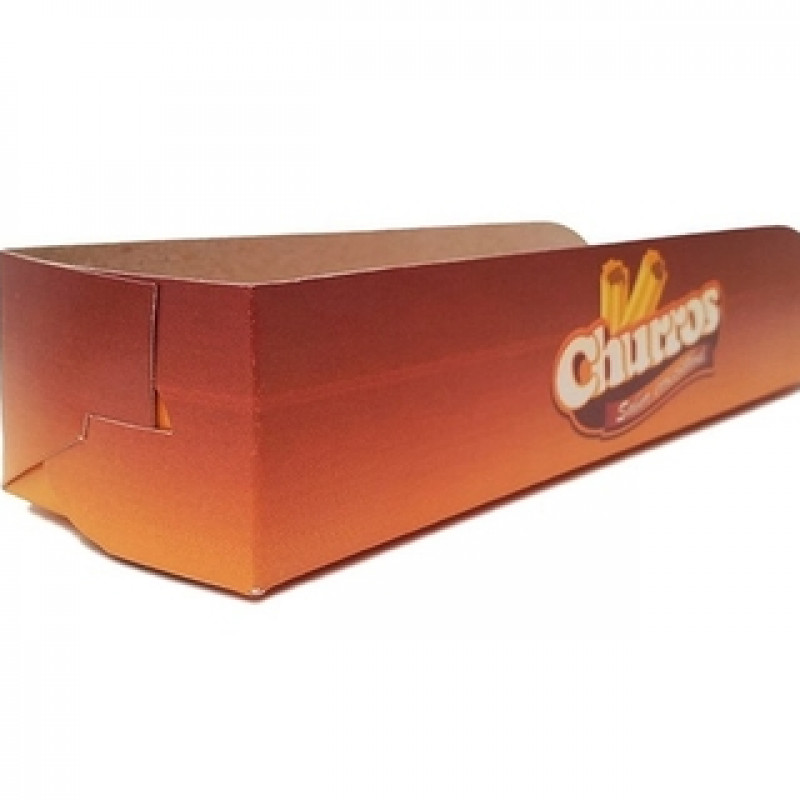 EMBALAGEM CHURROS SEM TAMPA PERSONALIZADA - 2000 UNID EMBALAGEM CHURROS SEM TAMPA PERSONALIZADA - 2000 UNID