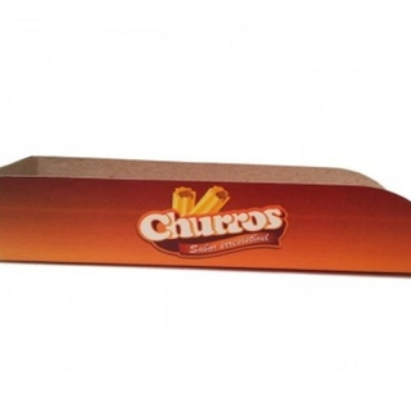 EMBALAGEM CHURROS SEM TAMPA PERSONALIZADA - 2000 UNID EMBALAGEM CHURROS SEM TAMPA PERSONALIZADA - 2000 UNID