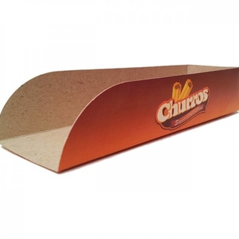 EMBALAGEM CHURROS SEM TAMPA PERSONALIZADA - 2000 UNID EMBALAGEM CHURROS SEM TAMPA PERSONALIZADA - 2000 UNID