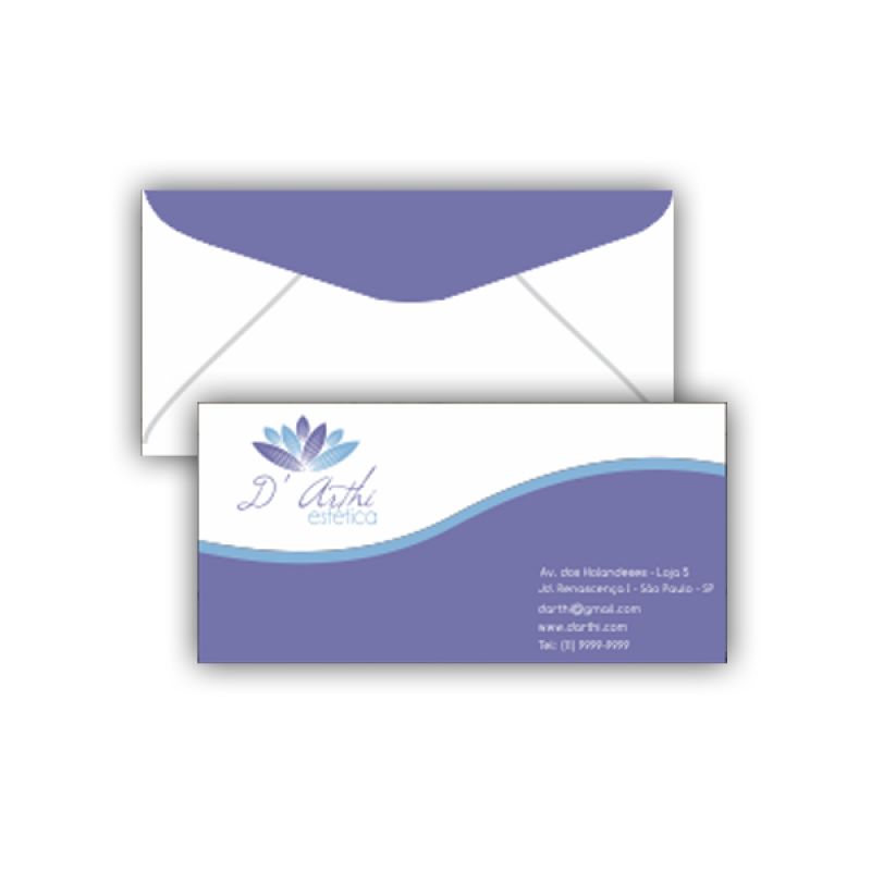 ENVELOPE CARTA PERSONALIZADO 230X155MM - 10 UNID ENVELOPE CARTA PERSONALIZADO 230X155MM - 10 UNID