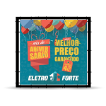 PAINEL EM LONA ILHÓS 300X100CM - 1 UNID PAINEL EM LONA ILHÓS 300X100CM - 1 UNID