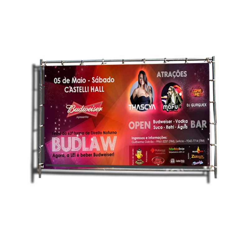 PAINEL EM LONA ILHÓS 150X100CM - 1 UNID PAINEL EM LONA ILHÓS 150X100CM - 1 UNID