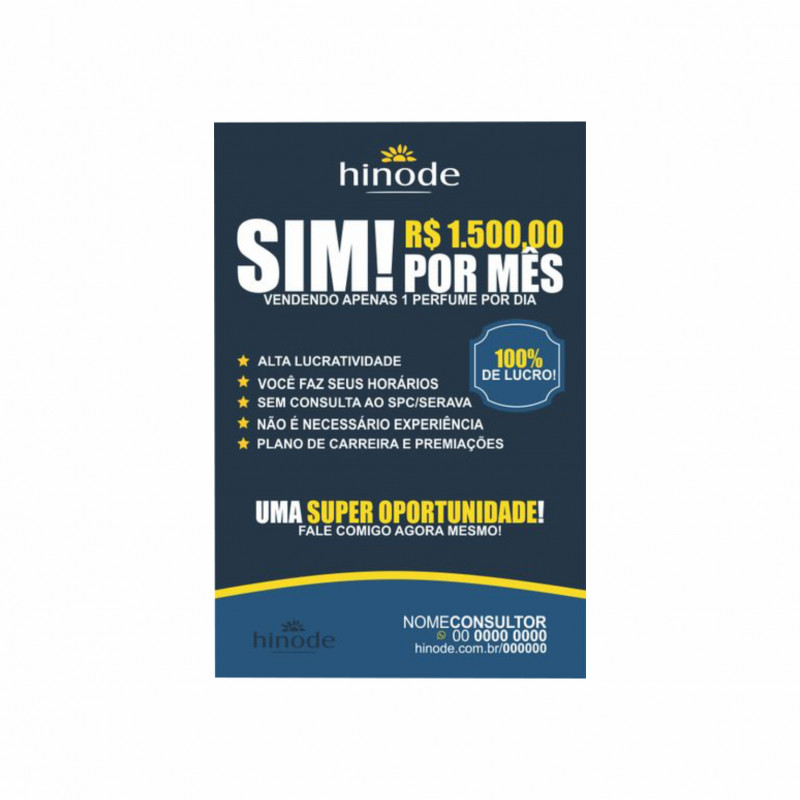 PANFLETO PERSONALIZADO - 10x15CM - FRENTE - 10 UNID PANFLETO PERSONALIZADO - 10x15CM - FRENTE - 10 UNID