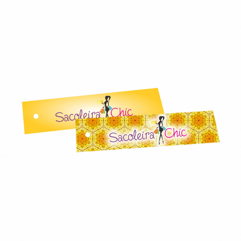 TAG PERSONALIZADA 8,8X2,2CM - 10 UNID TAG PERSONALIZADA 8,8X2,2CM - 10 UNID